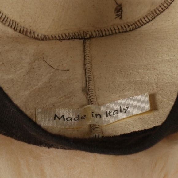 Italian shearling hat